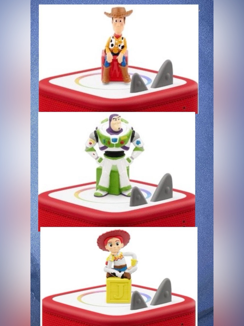 Tonies Toy Story 3pc Bundle NWT Woodie, Buzz Lightyear & Jessie